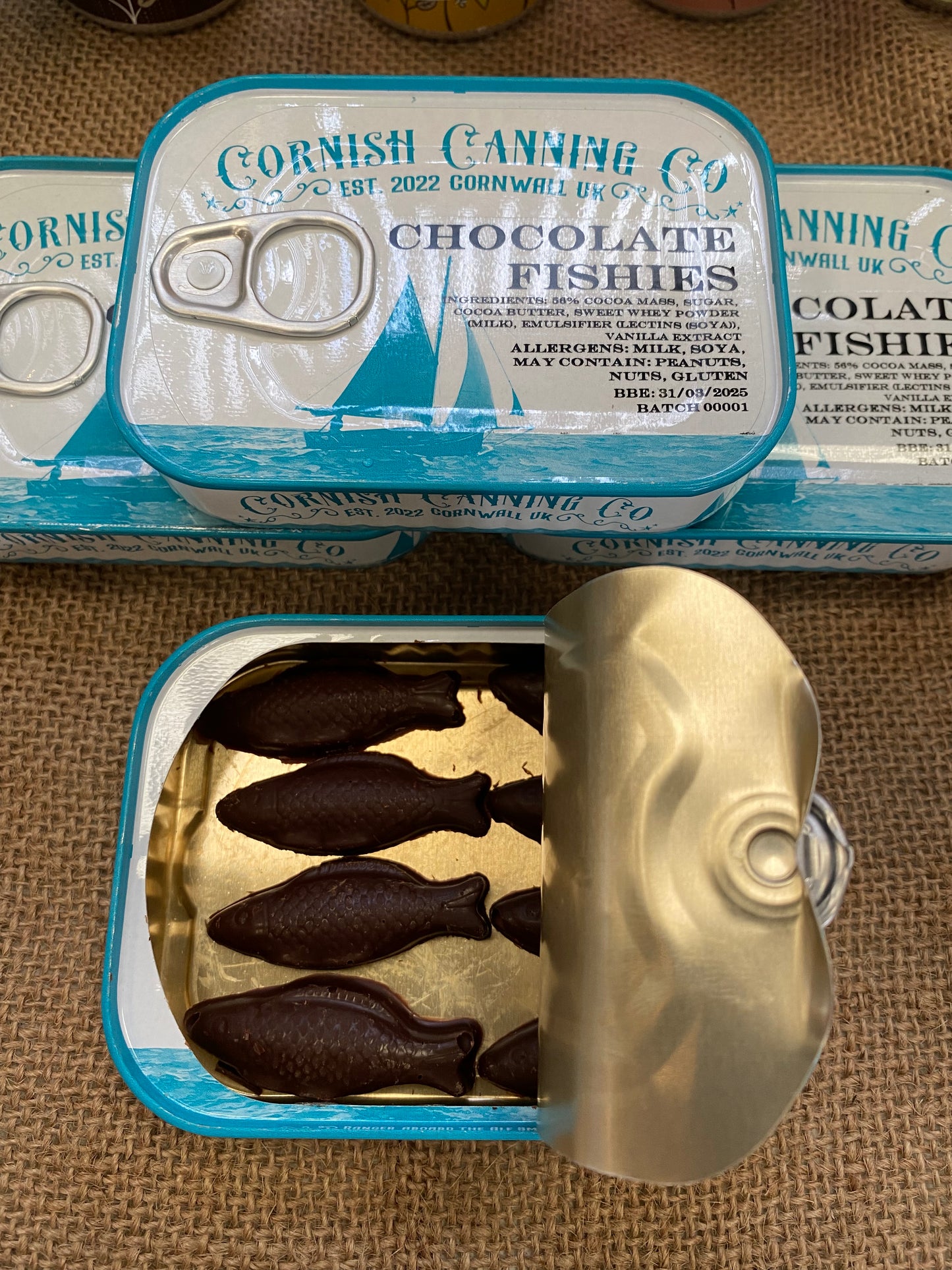 Cornish Chocolate Fish & Shell Shapes 70g