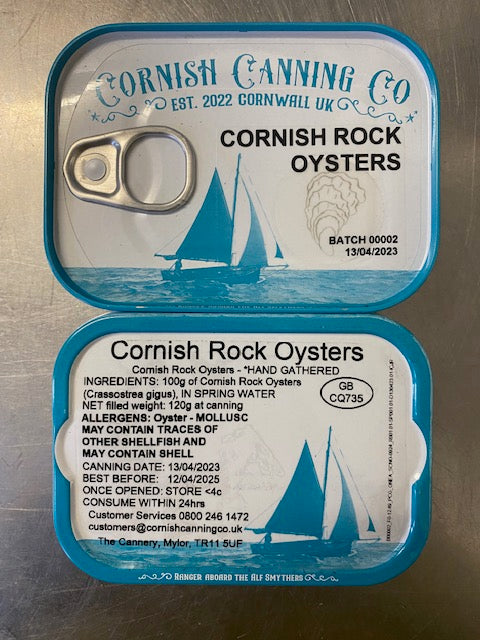 Cornish Rock Oysters - 'Hand Gathered'