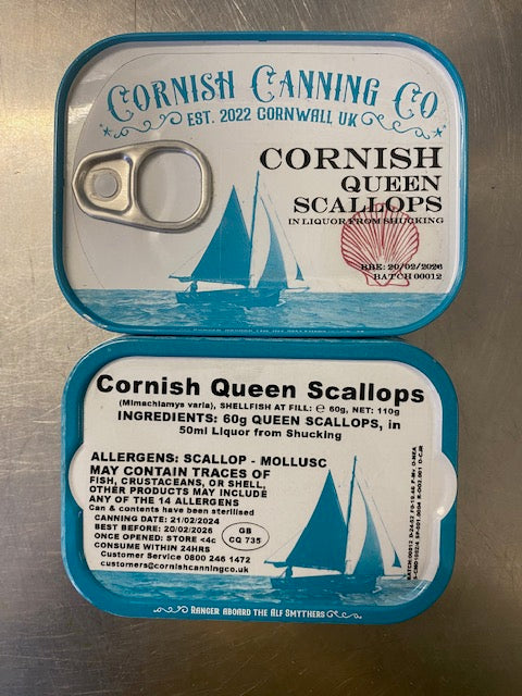 Cornish Queen Scallops - 'Sailboat'