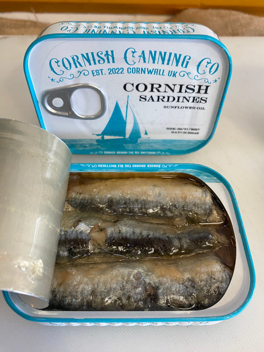 Cornish Sardine Fillets 'Caught & Canned' 'Sardina Pilchardus'